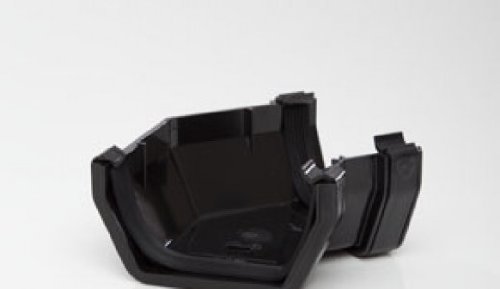 POLYPIPE RS204 Black 135 Degree Angle for 112 x 65mm Square guttering System