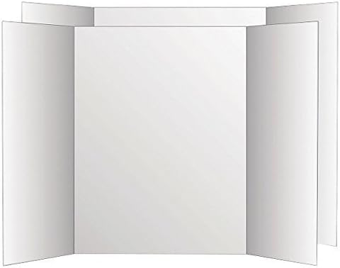 JMD StarPacks American Eagle Tri-Fold Corrugated Presentation Board, White