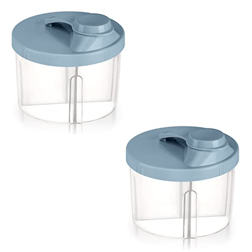Accmor Baby Formula Dispenser On The Go Blue 2 Pack