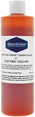 Americolor Soft Gel Paste Food Color, 13.5-Ounce, Electric Yellow by AmeriColor