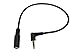 CERRXIAN 1Ft 3.5mm 4 Pole Male to 3 Pole Female Gold Plated Stereo Audio Cable Headset Extension Cable for Phones, Headphones, Speakers, Tablets, PCs, MP3 Players and More(2-Pack)