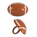 Football Cupcake Rings - 12 ct