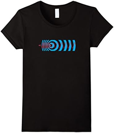 Women's Doppler Effect Science Teacher Gift Physics Chemistry Math Large Black