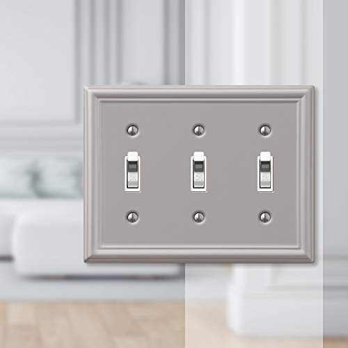 ELEVATING STYLE: An Amerelle wallplate will give richness and elegance to your space and be the finishing touch to your home decor and home improvement projects. Our wide selection of wallplates are fit to match any decor style and paint finish.