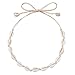 Fesciory Puka Shell Necklace for Women, Natural Seashell Choker Boho Hawaiian Cowrie Jewelry for Girls