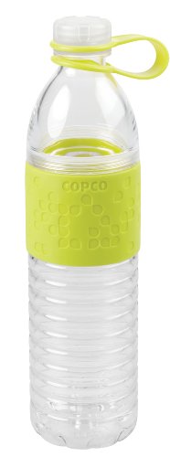 Copco 2510-2193 Hydra Reusable Tritan Water Bottle with Spill Resistant Lid and Non-Slip Sleeve, 20-Ounce, Light Green Copco 2510-2193 Hydra Reusable Tritan Water Bottle with Spill Resistant Lid and Non-Slip Sleeve, 20-Ounce, Light Green