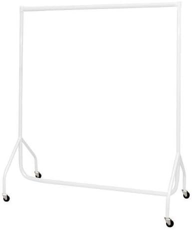 The Shopfitting Shop HEAVY DUTY WHITE Clothes Rail 5ft Long x 5ft High Garment Storage Rack 32mm Steel Tube - Image 3