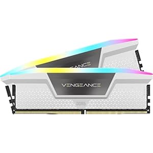 CORSAIR DDR5-6000MHz デスクトップPC用メモリ VENGEANCE RGB DDR5シリーズ CMH32GX5M2E6000C36W