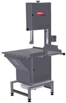 Skyfood Heavy Duty Meat And Bone Saw 124" Blade 3 Hp 220/60/3-Phase - All In Stainless Steel