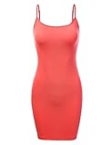 DRESSIS Women's Cami Short Mini Bodycon Slip Dress (23 Colors)