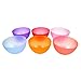 KX-WARE Plastic Bowls set of 12 - Unbreakable and Reusable 32oz/6 inch Plastic Cereal/Soup/Salad Bowls in 6 Assorted Color | Dishwasher Safe, BPA Free