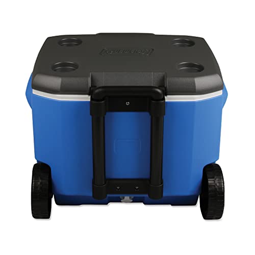 Coleman Chiller Series 60qt Wheeled Insulated Portable Cooler, Ice