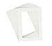 Golden State Art, Pack of 10 White Pre-Cut 5x7 Picture Mat for 4x6 Photo with White Core Bevel Cut Mattes Sets. Includes 10 High Premier Acid Free Bevel Cut Matts & 10 Backing Board & 10 Clear Bags