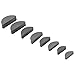 Metal Woodruff Keys Semicircle key Wedges Assortment Disc Fastener Set Different Sizes Fasteners for Mechanical Industry 80 Pcs