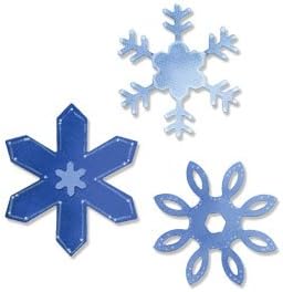 Sizzix Sizzlits Die Set 3PK - Snowflakes Set #3 CLEARANCE