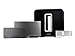 SONOS SUB Wireless Subwoofer, Black/Silver, Works with Alexa
