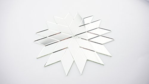 2 Inch Diamond Shape Mirror Mosaic Tile. 25 pcs