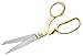 Szco Supplies Professional Heavy-Duty Fabric Scissors for Tailoring with Gold Finished Handle