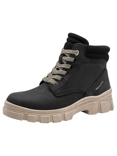 Damen Stiefel Leder schwarz 41
