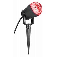 Gemmy 3.54 in. Red LED Outdoor Spot Light