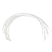 CJESLNA 6 Pair of Stainless Steel Handmade Bra Underwire Replacement - Silver, D Cup