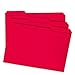 Smead File Folder, Reinforced 1/3-Cut Tab, Legal Size, Red, 100 per Box (17734)