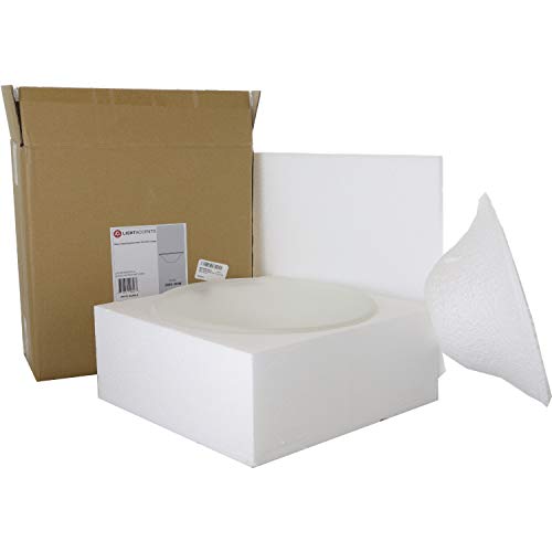 White Glass Shade Replacement for Floor Lamp Alabaster Glass Bowl Shade - (White Marble)