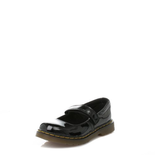 girls black patent dr martens