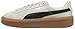 Puma Womens Suede Platform Core Whisper White-Puma Black Sneaker - 8