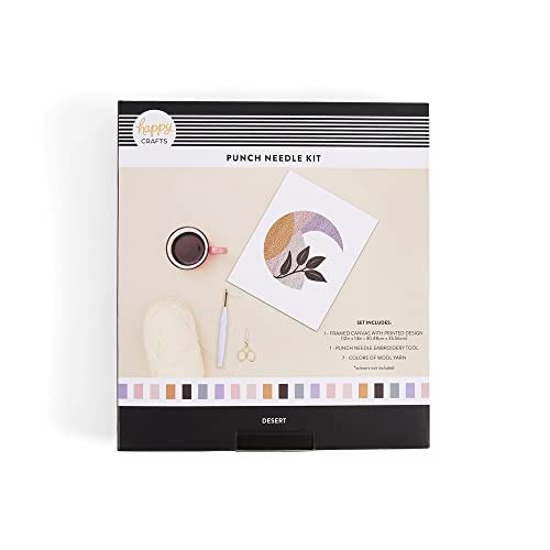 DIY PunchNeedle Kit, StepbyStep PunchNeedle Embroidery Kit with Pre