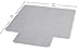 Flash Furniture Jackson 36'' x 48'' Carpet Chair Mat with Lip