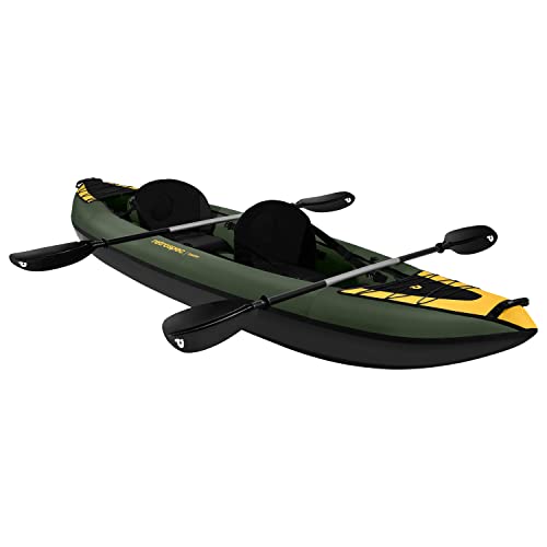 Retrospec Coaster 2 Person Inflatable Kayak Portable 600Denier