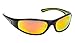 Strike King Plus Polarized Sunglasses, Black Revo/Orange Mirror Chartreuse