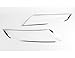 SAFE Chrome Front Head Light Lamp Molding Trim Cover Garnish 2-pc Set For 2014 2015 Kia Optima : K5