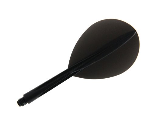 Condor Darts Flight Plain Black Teardrop M