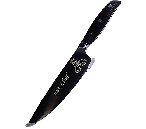 Custom Photo Engraved 8" Chef Knife, Personalized