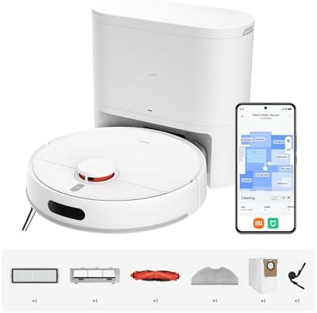 H40 Saugroboter mit Absaugstation, 10.000 Pa Saugkraft