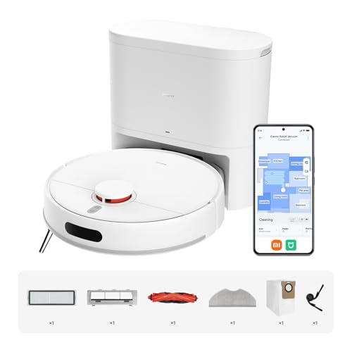 H40 Aspirateur Robot avec Station de Vidage Automatique, 10000 Pa