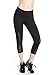 EAST HONG Women's Capri Tights Yoga Pants Exercise Workout Pants Mesh Panel