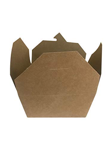 Signature Packaging Kraft Food Takeaway Box Disposable Container Rectangular, Recyclable Lunch To Go, Catering, Fast Food - Image 3