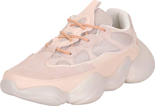 Cambridge Select Women's Retro 90s Ugly Dad Lace-Up Chunky Platform Fashion Sneakers,8 B(M) US,Off-White