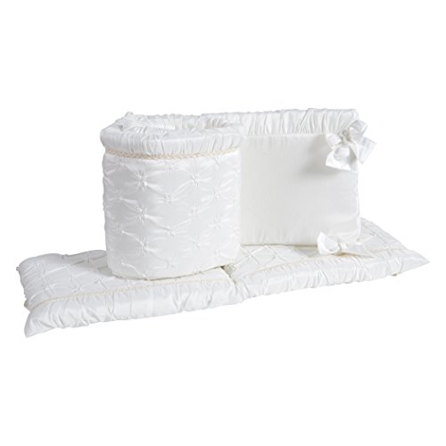 Trend Lab Marshmallow Crib Bumpers, White