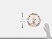 Xia Home Fashions Spring Chicks Embroidered Cutwork Round Easter Doilies, 12-Inch, Set of 4
