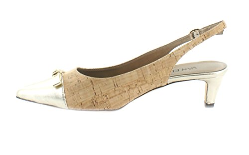 VANELi Women's Tiffany Spectator Pump,Natural Cork/Platino Met Nappa,7.5 M US - Thumbnail 2