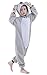 Newcosplay Unisex Children Koala Pyjamas Halloween Kids Onesie Costume (125)