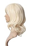 HealthTop 45cm Light Blonde Sleek and Chic Mid-length Wig