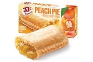 JJ's Bakery Peach Pie -- 12 per case.