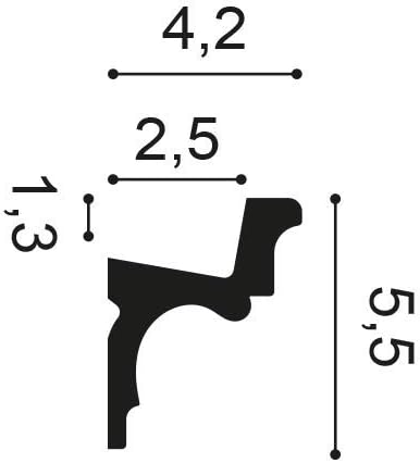 Molduras Cornisa Orac Decor C323 LUXXUS AUTOIRE Moldura decorativa