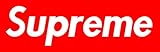 Supreme Box Logo Sticker (7.25 inches x 2 inches) (1)