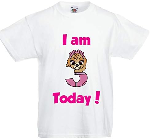 Skye Paw Patrol Birthday T shirt (2 Designs)